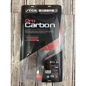 Stiga Pro Carbon Premium Ping Pong Table Tennis Paddle Racket